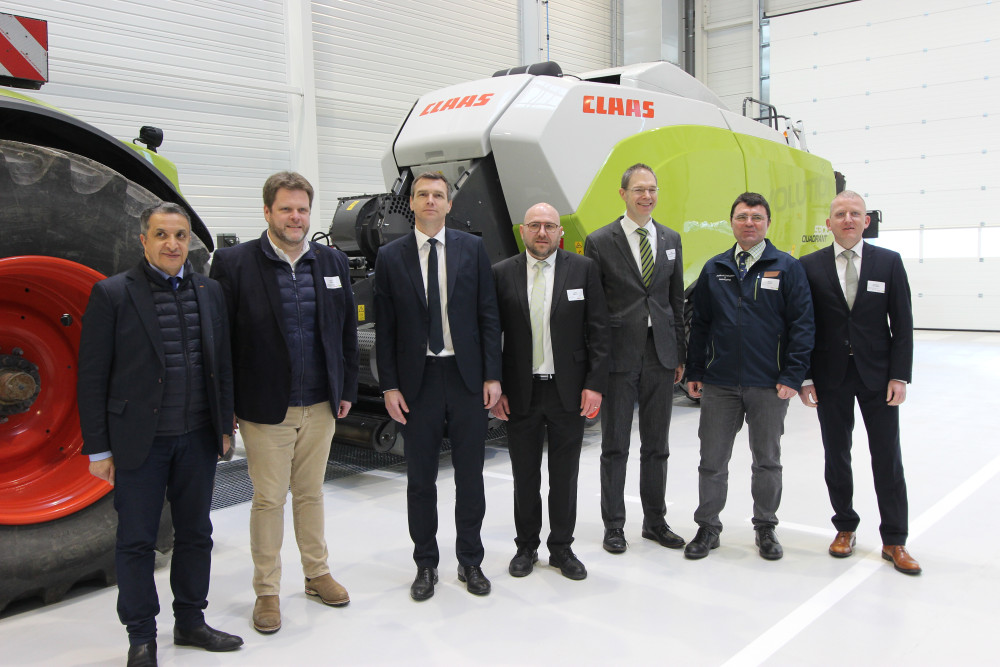 Usine CLAAS France dans son nouvel atelier à Woippy