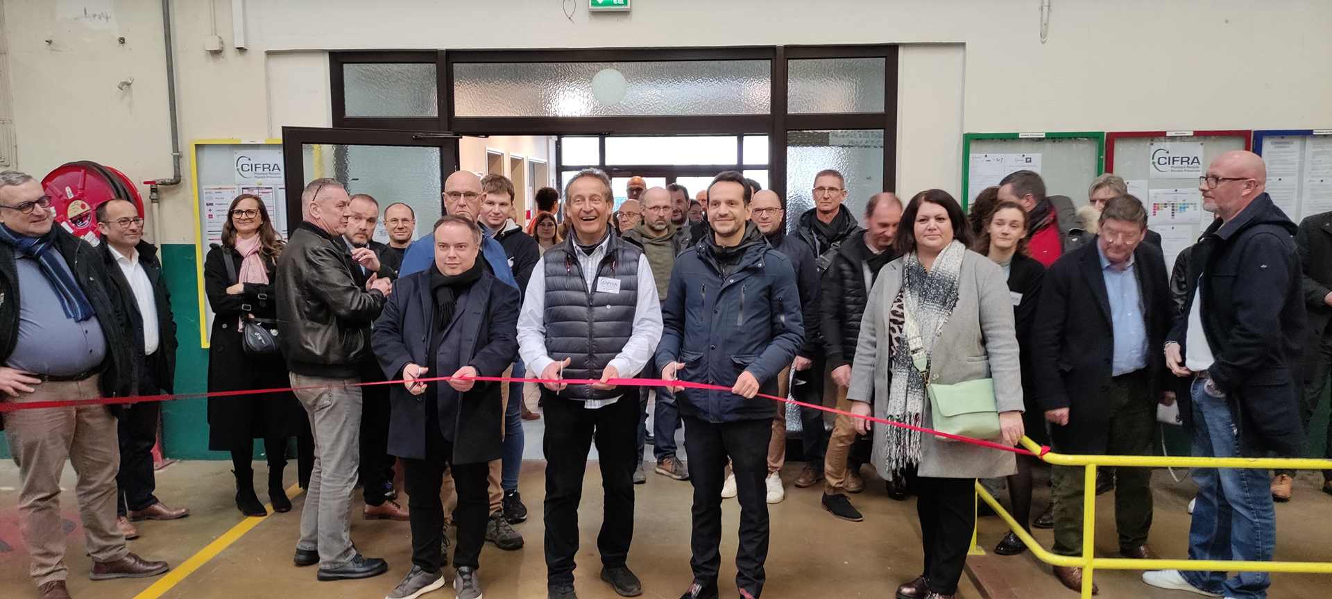 Château-Thierry : Cifra inaugure une nouvelle usine