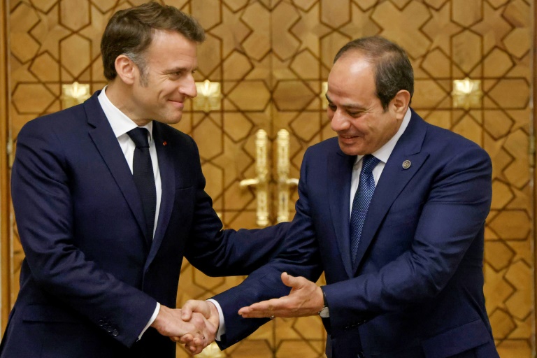Au Caire, Macron, Sissi et Abdallah II font front commun sur Gaza face au plan Trump