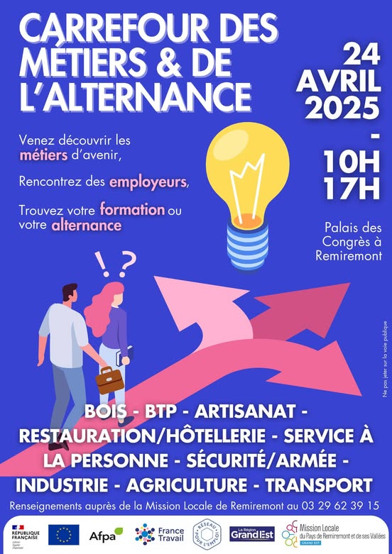 Remiremont : le carrefour des métiers, des formations et de l’alternance revient pour nouvelle édition