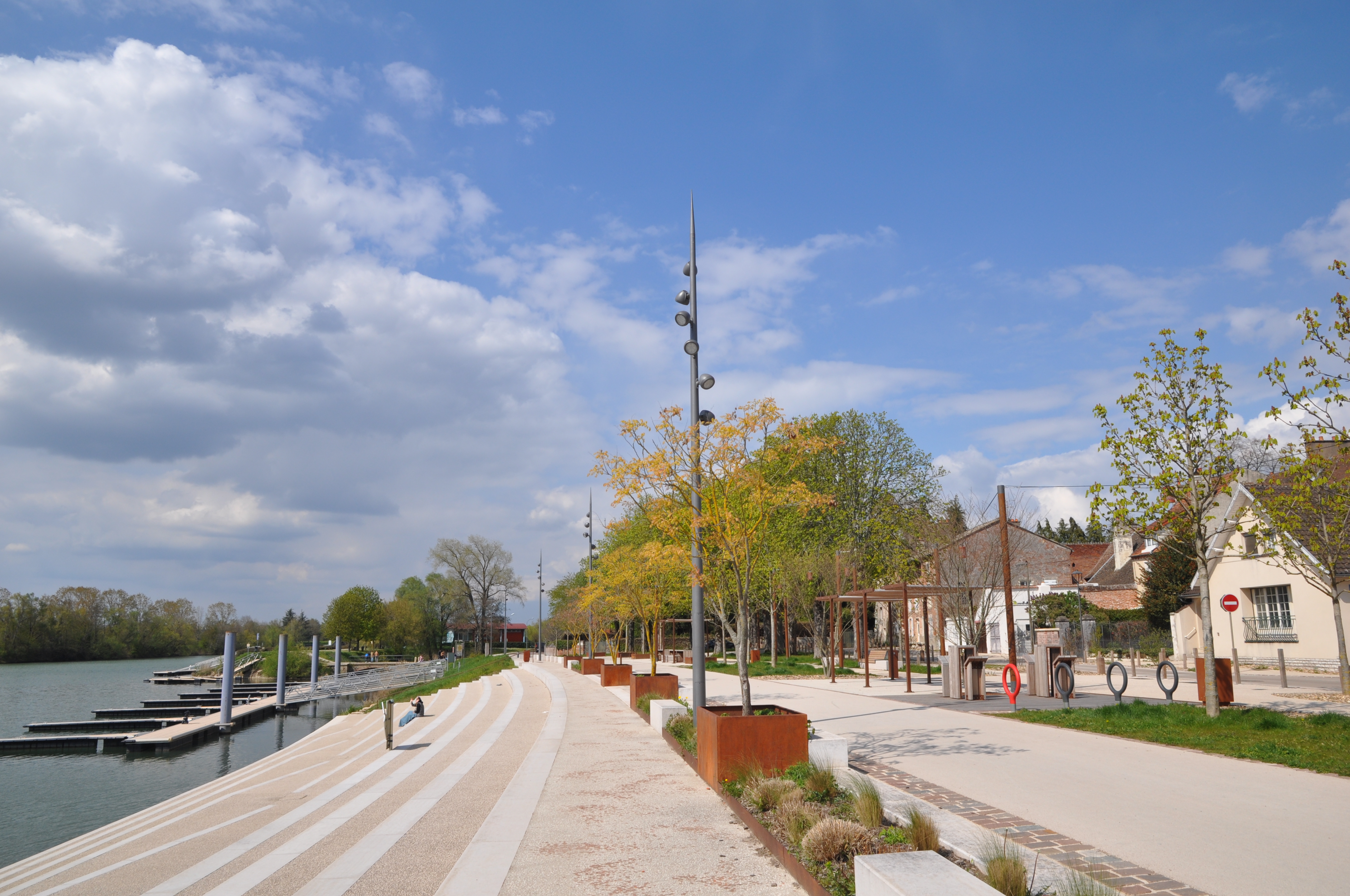 Seurre, une nouvelle dynamique grâce à de nouveaux aménagements