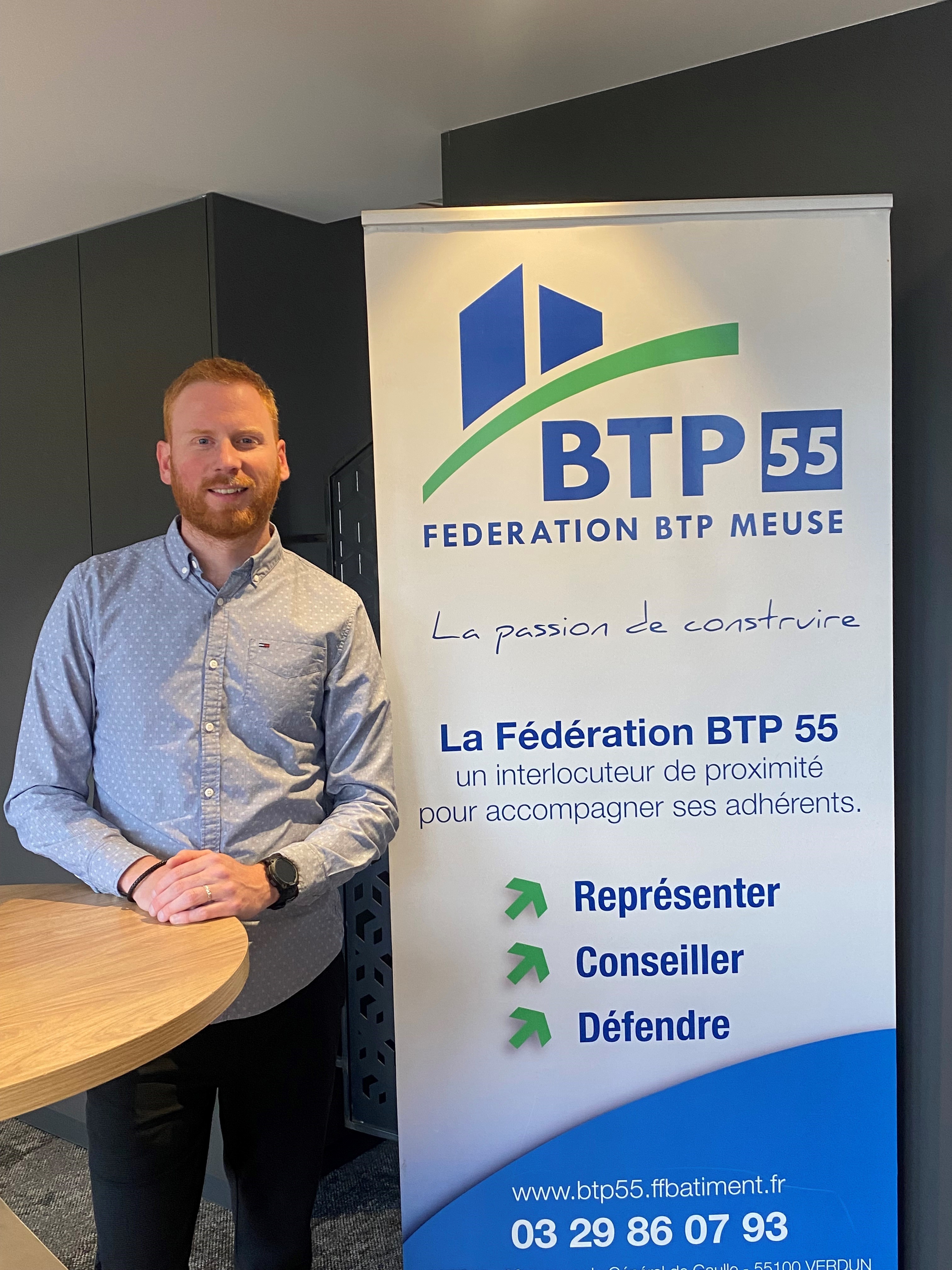 Nouveau secrétaire général pour la Fédération BTP Meuse