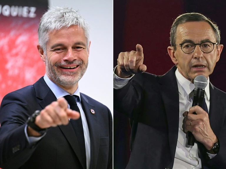 Présidence LR: Retailleau et Wauquiez bouclent une campagne très à droite