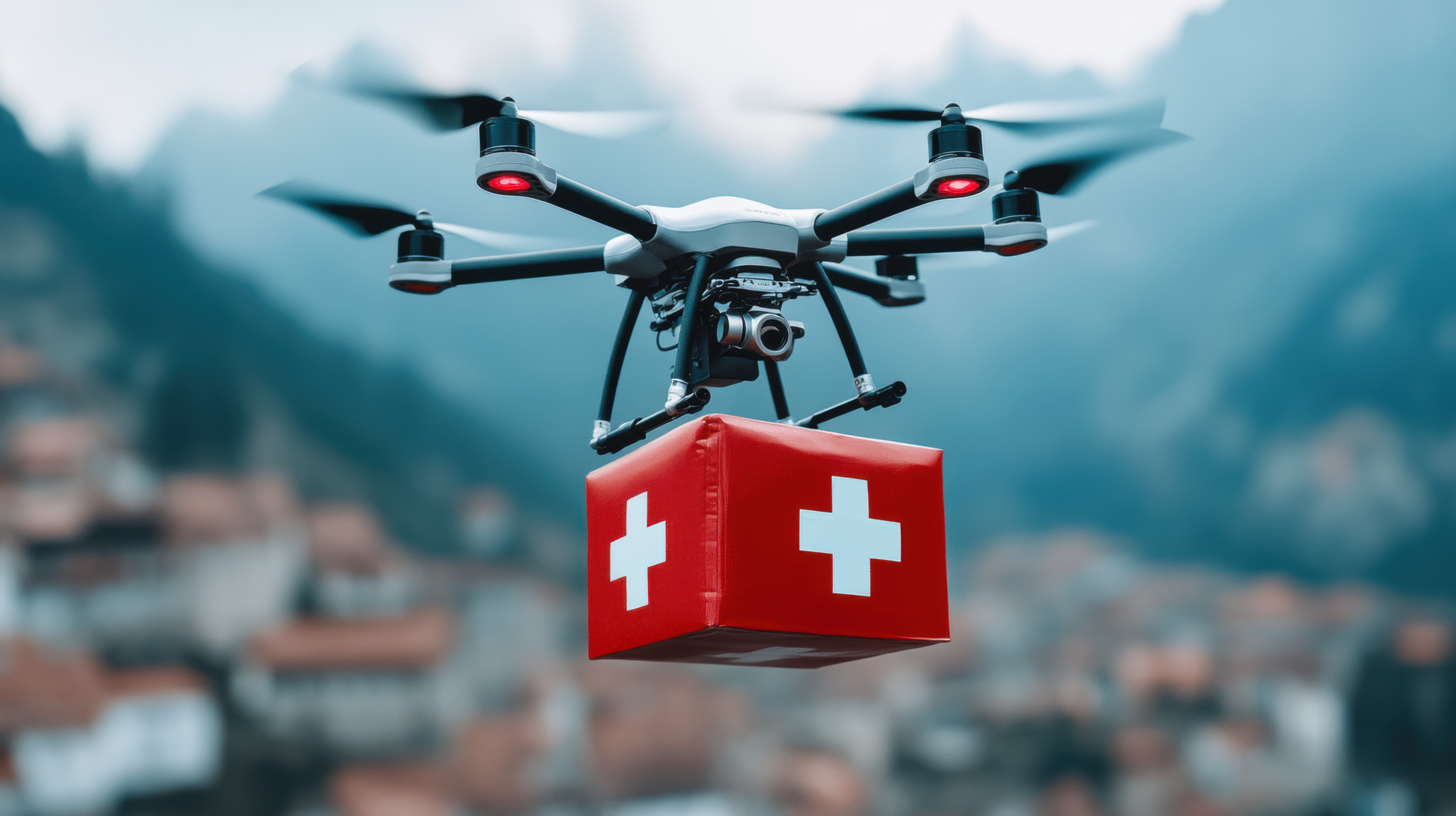 Saône-et-Loire : un drone au service de la santé
