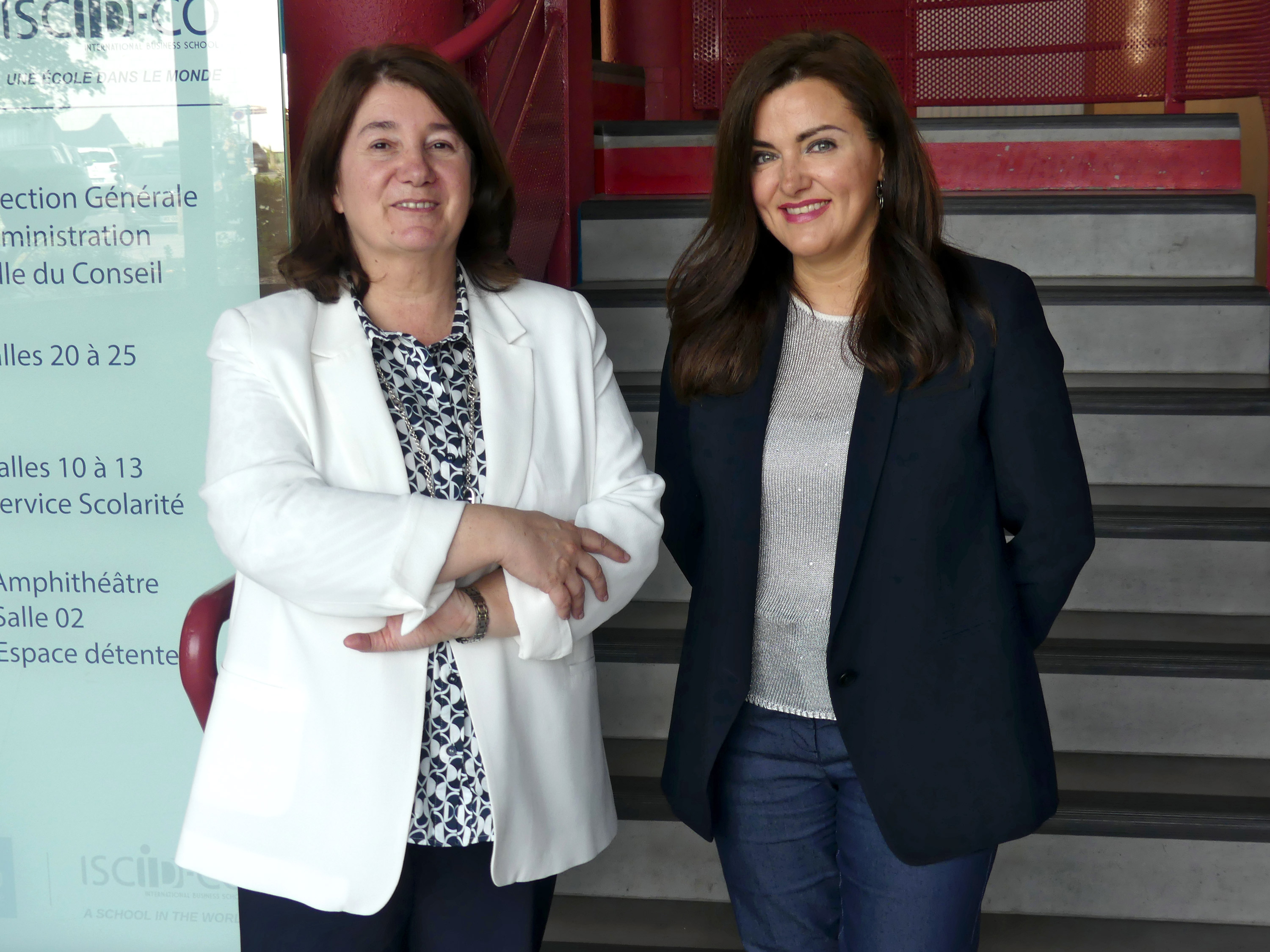 Agnès Noyer élue directrice de l'ISCID-CO, Raluca Mogos nommée directrice adjointe