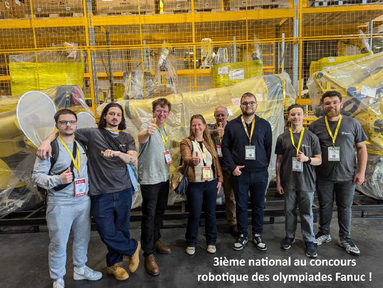 Le lycée Langevin brille aux Olympiades Fanuc