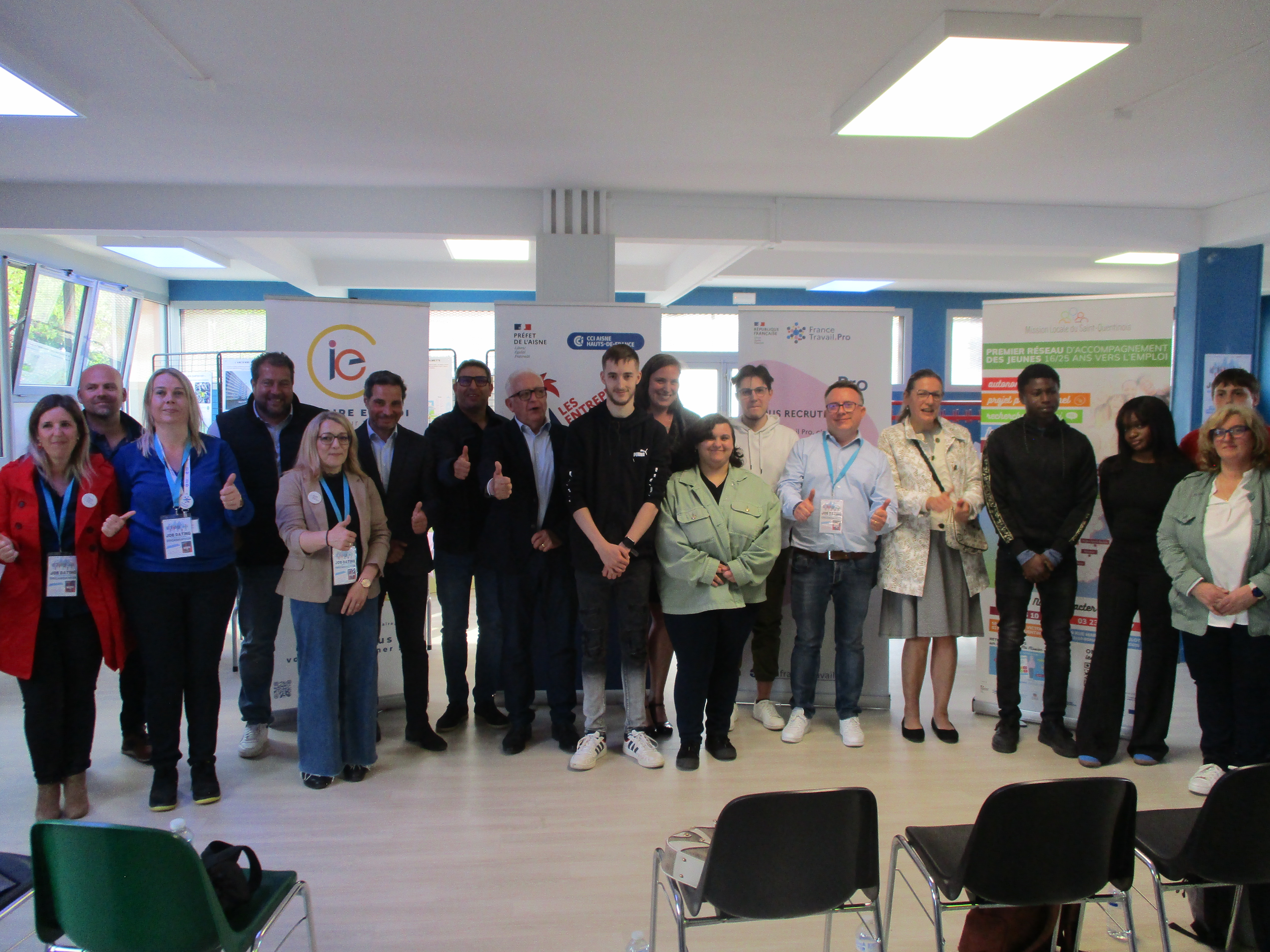 Le club «Les entreprises s’engagent» en immersion au quartier Europe à Saint-Quentin