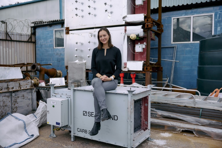Transformer en calcaire le CO2 des cargos: le pari audacieux d'une startup britannique