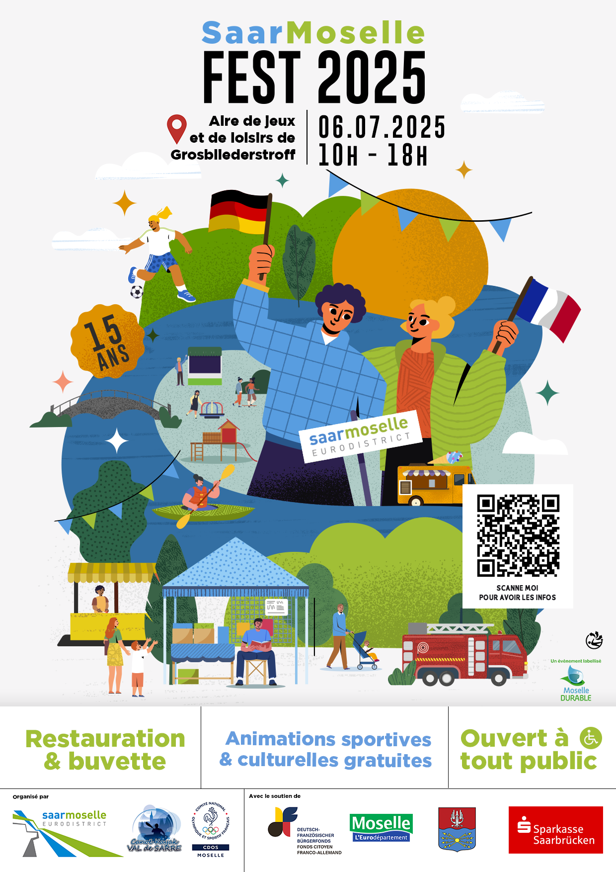 L’aire de jeux et de loisirs de Grosbliederstroff accueillera la SaarMoselle Fest