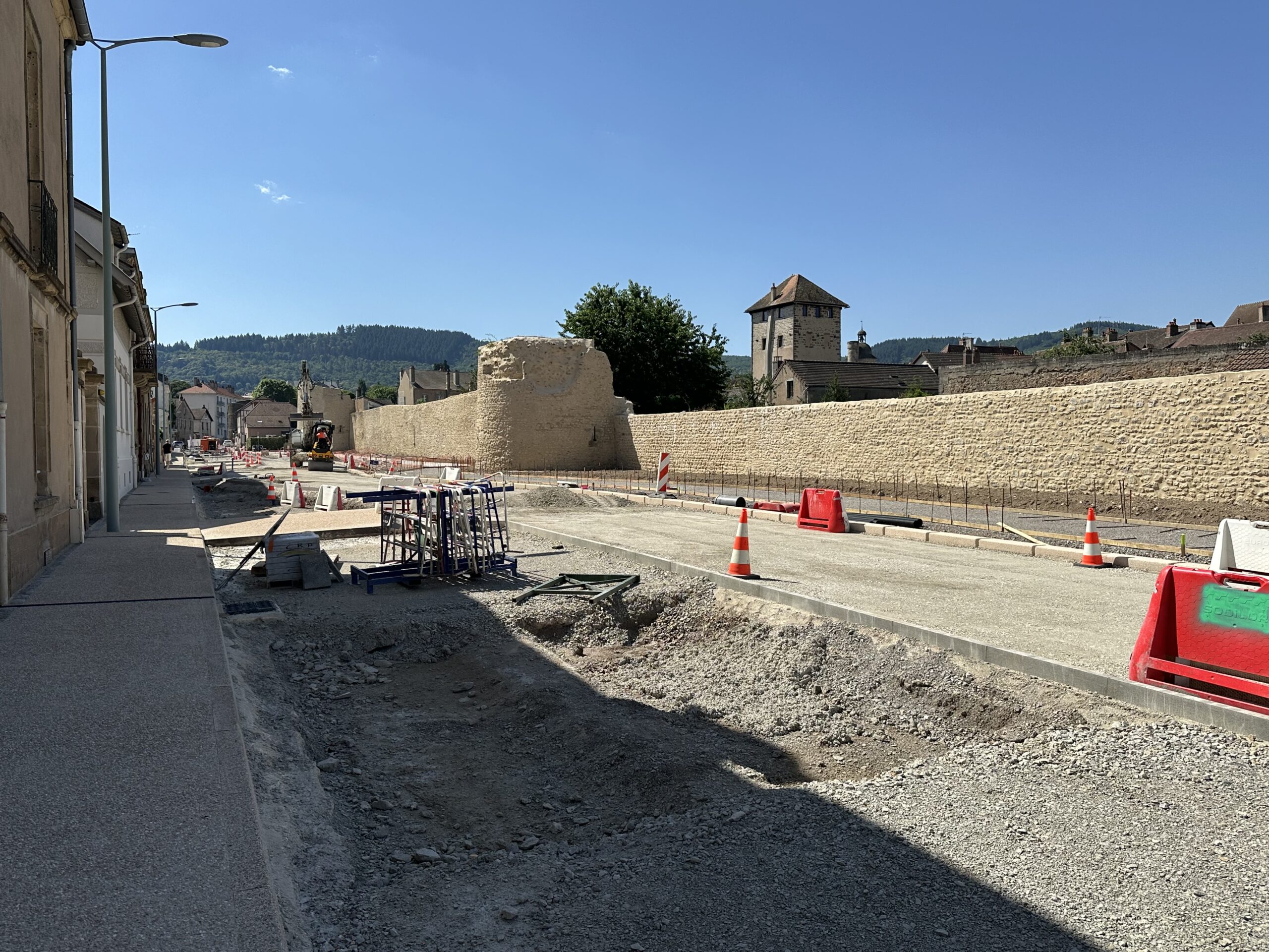 Autun : le chantier du boulevard Laureau avance à grands pas