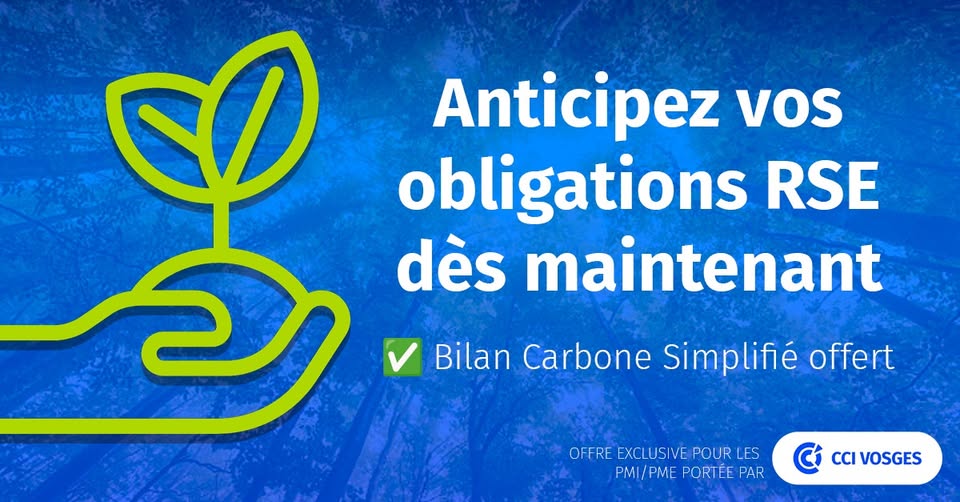 Bilan carbone simplifié offert en Vosges : un coup d'avance pour la transition RSE