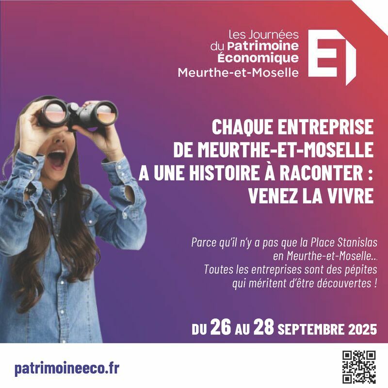 Meurthe-et-Moselle : trois jours pour découvrir les Journées du Patrimoine Économique