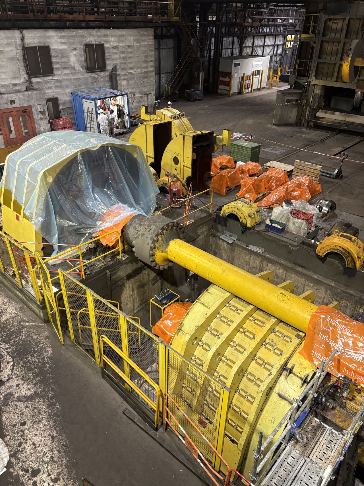 Le Creusot : Industeel procède à la maintenance de ses moteurs Quarto 