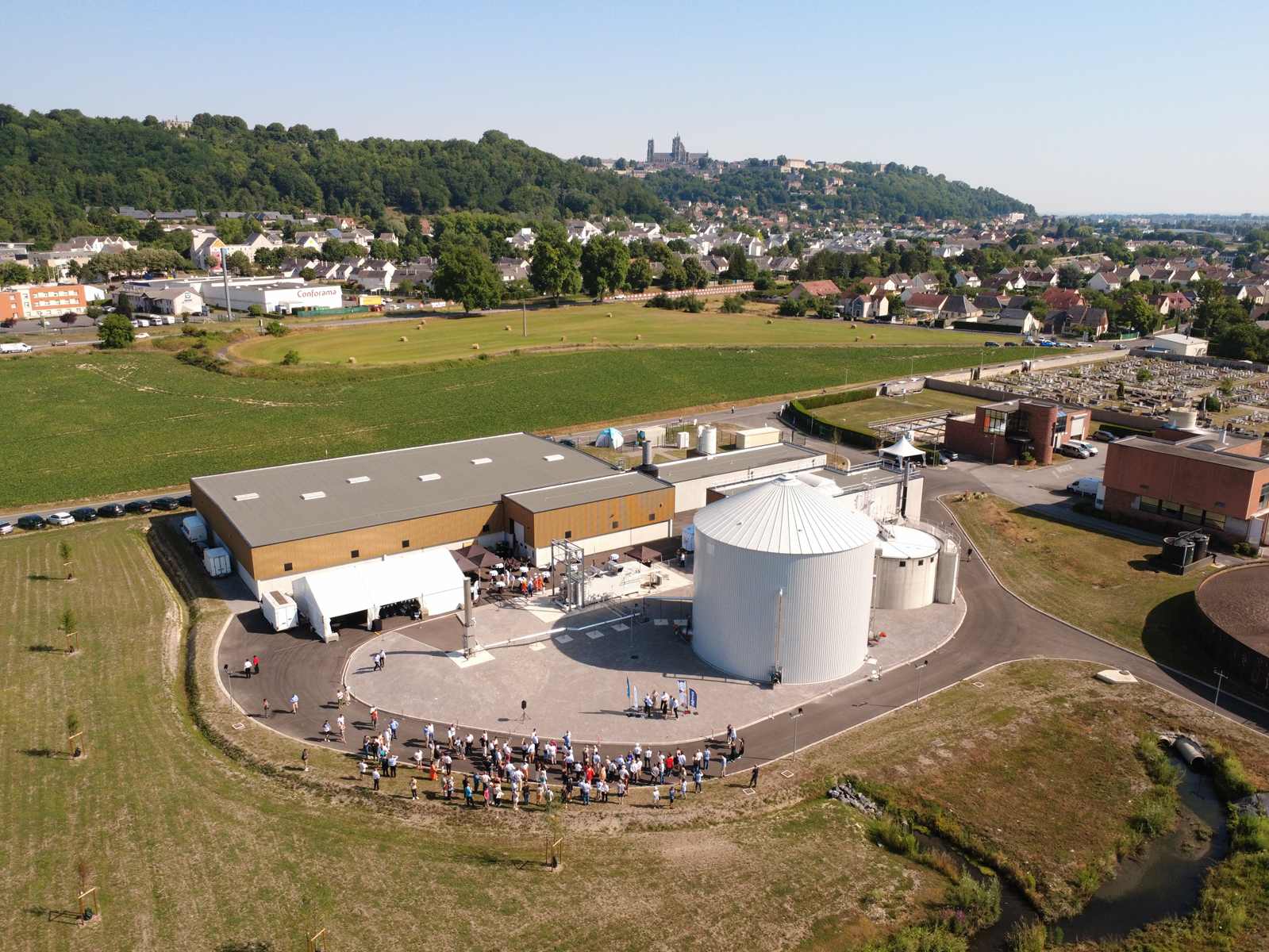 Le 100ème méthaniseur des Hauts-de-France inauguré à Laon