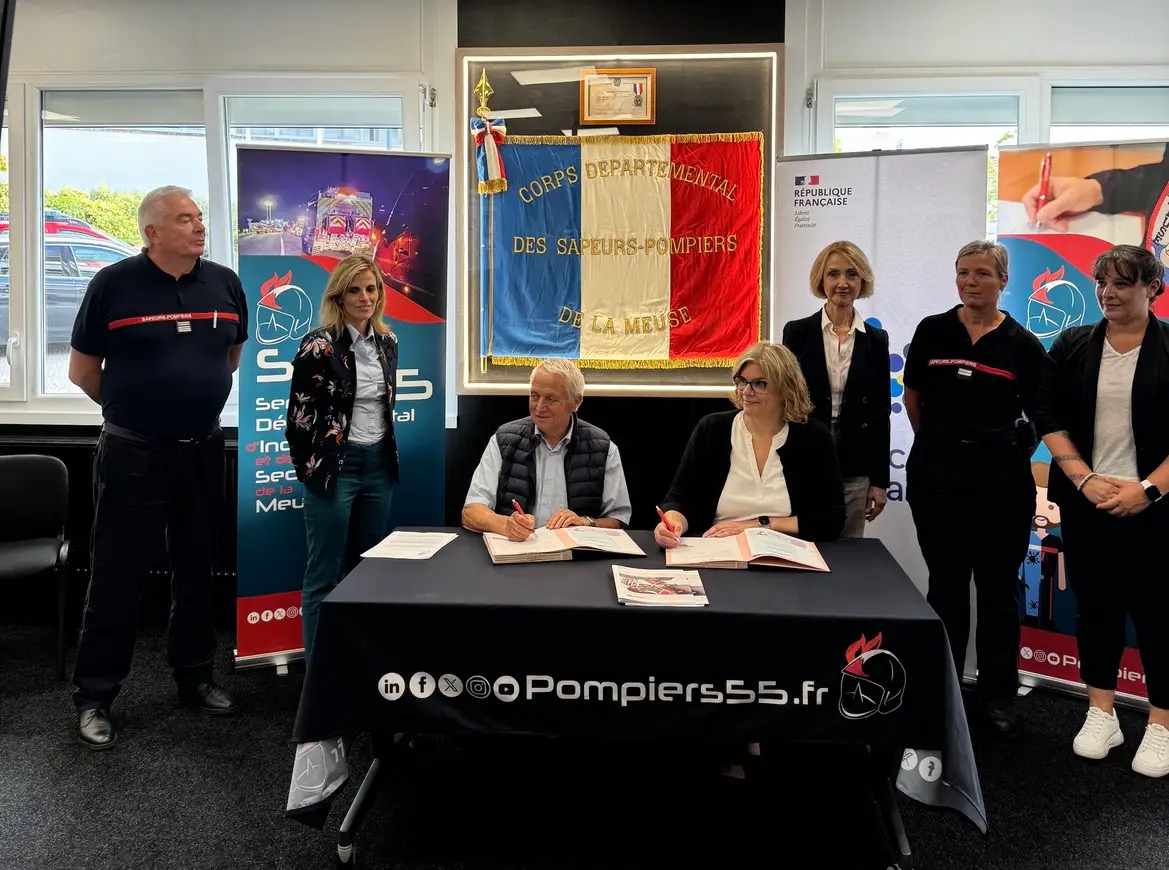 Meuse : signature d’un partenariat historique entre le SDIS et France Travail