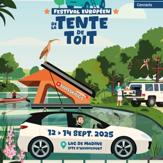 La Meuse accueille le Festival Européen de la Tente de Toit au Lac de Madine