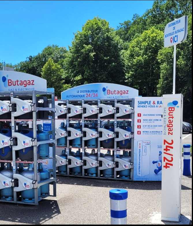 Villers-Cotterêts : un nouveau distributeur automatique de bouteilles de gaz installé