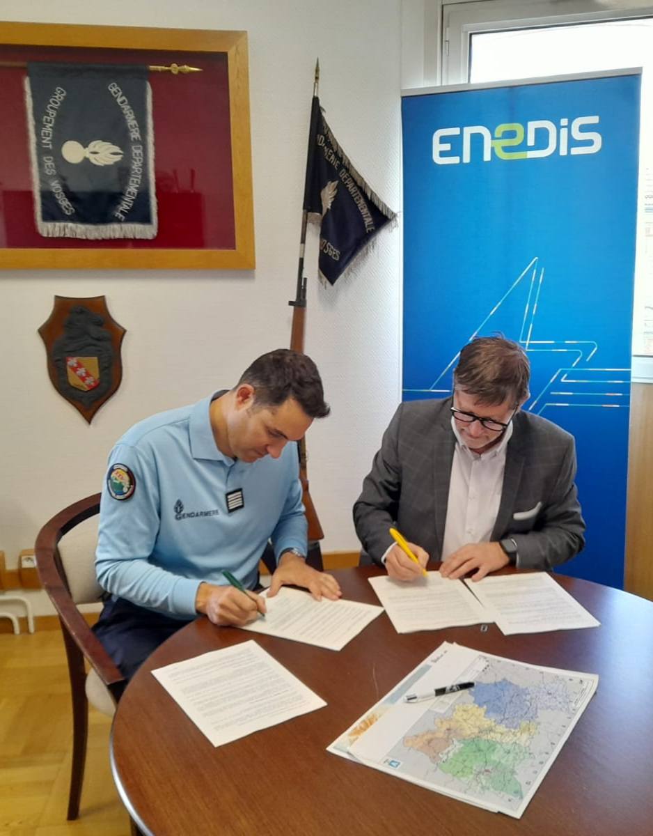 Vosges : la gendarmerie et Enedis s’allient pour sécuriser le réseau électrique