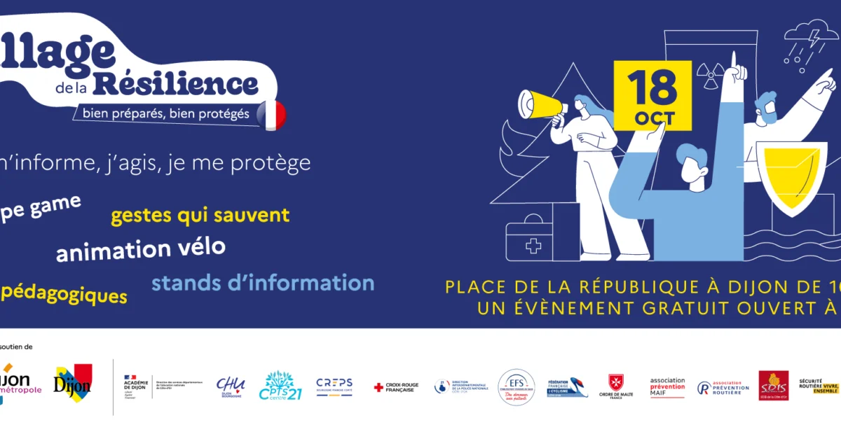 Anticiper pour préserver : Dijon accueille le Village de la Résilience le 18 octobre