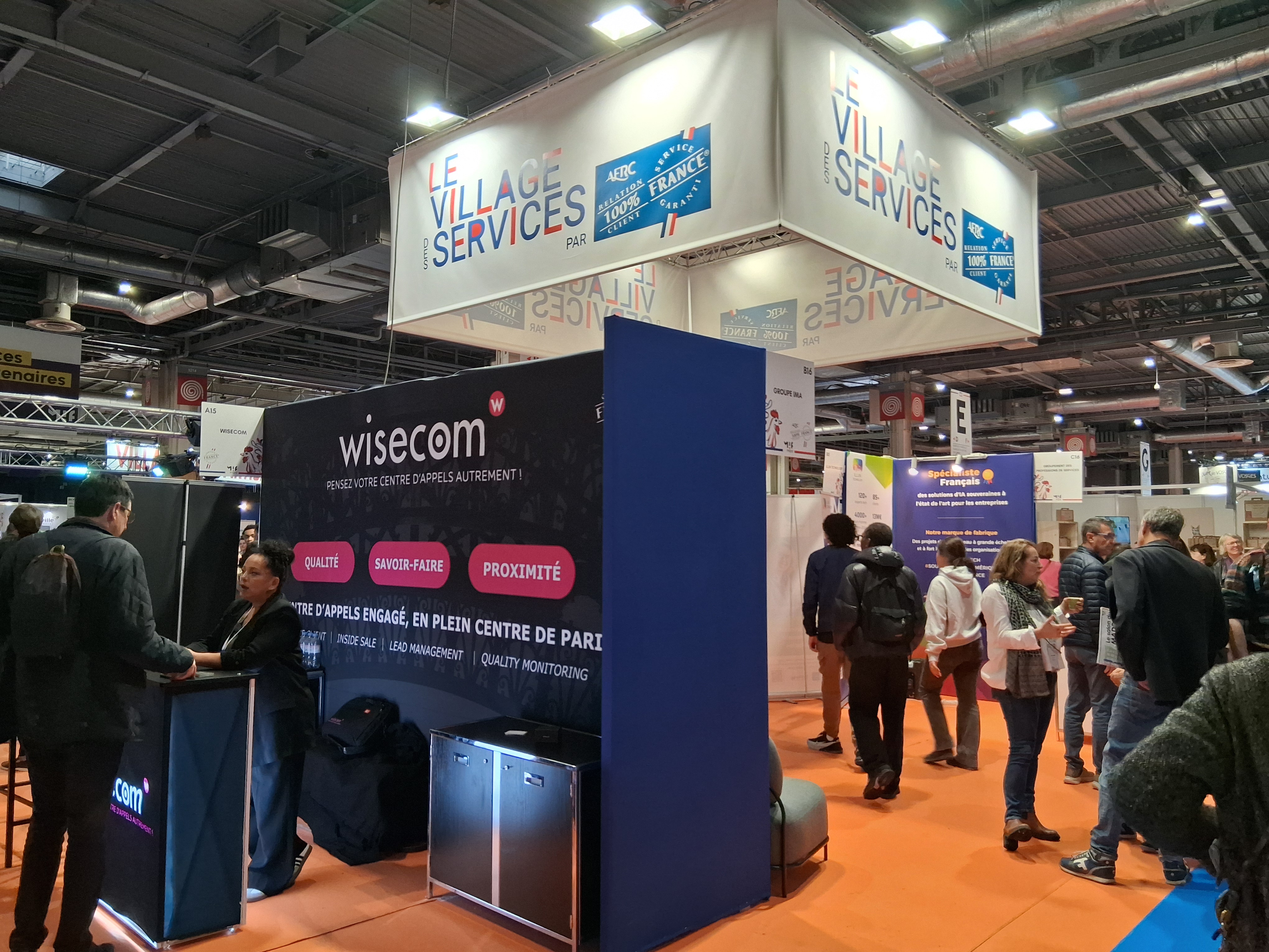 Les services prennent  leur place au salon du Made in France