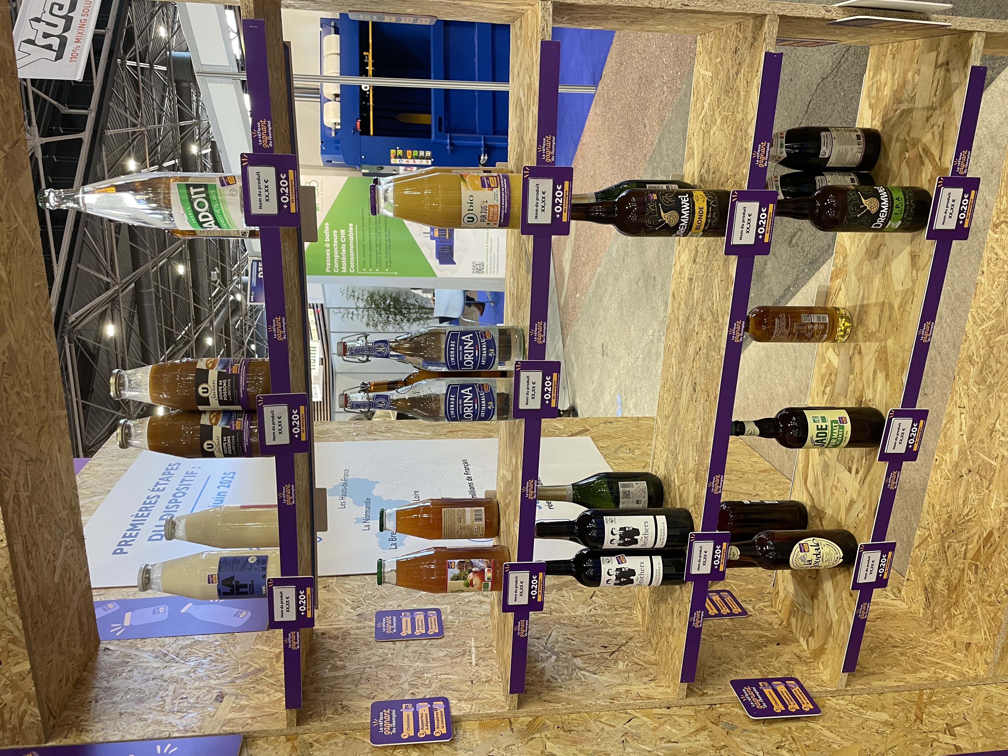 La lente progression du réemploi des emballages