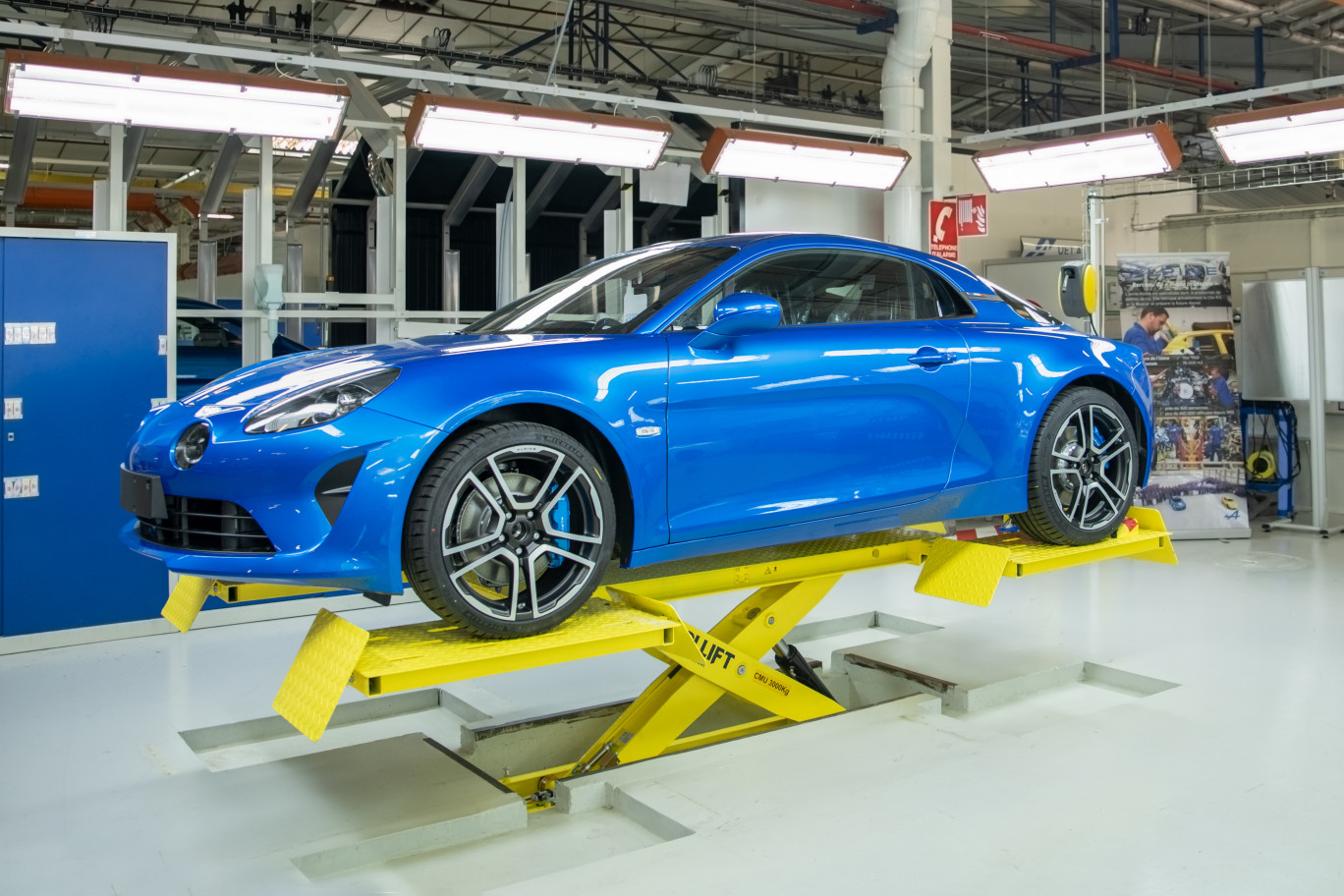 À Dieppe, un nouvel entrepôt en construction pour Alpine