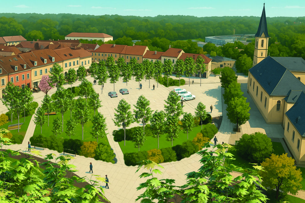 Le Creusot fête sa nouvelle place Schneider