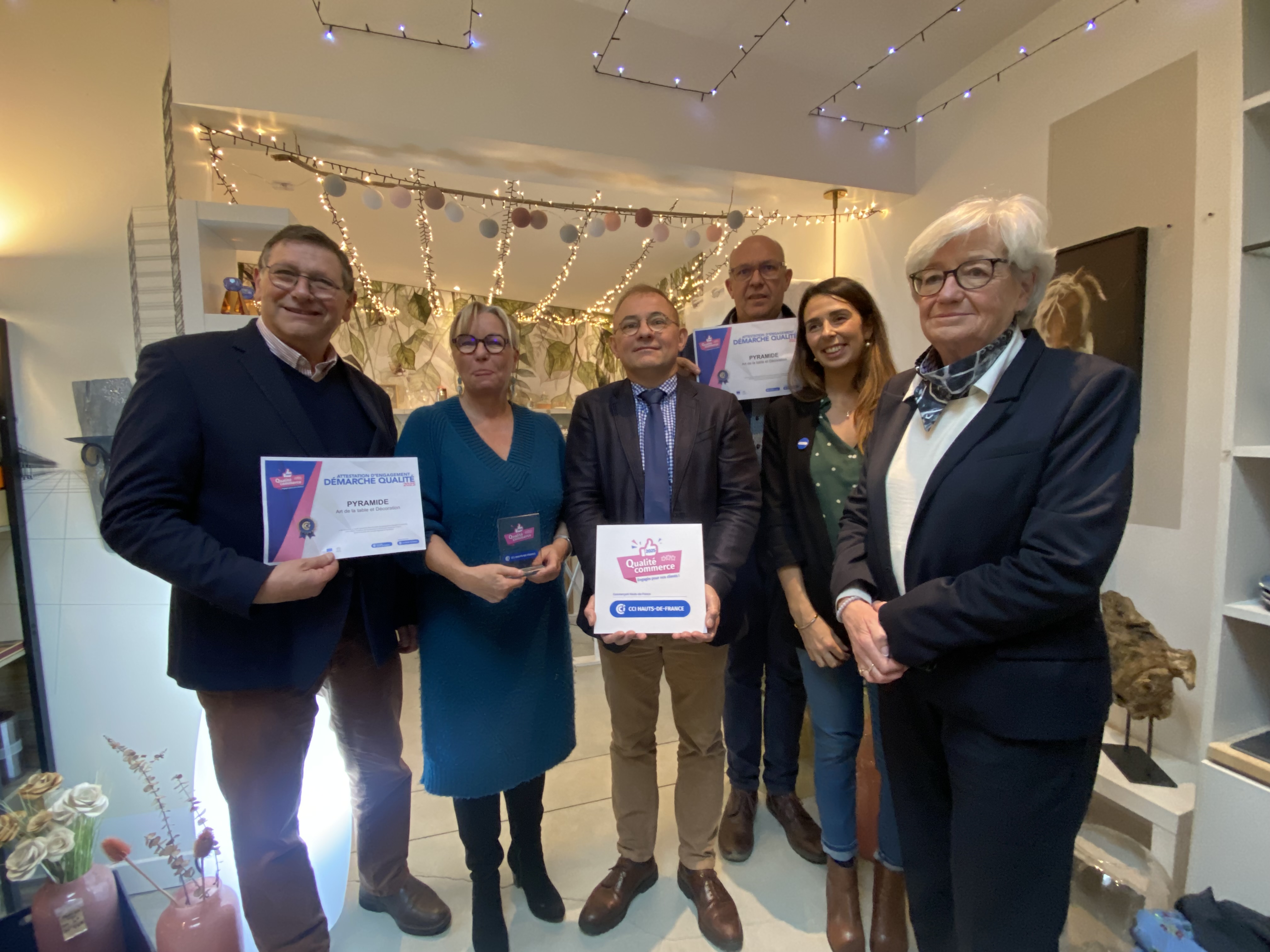 Bonneuil-les-Eaux : le label qualité commerce pour Pyramide