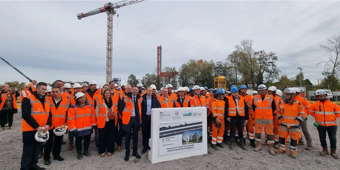 Labreuvière : première pierre de la nouvelle unité de valorisation énergétique