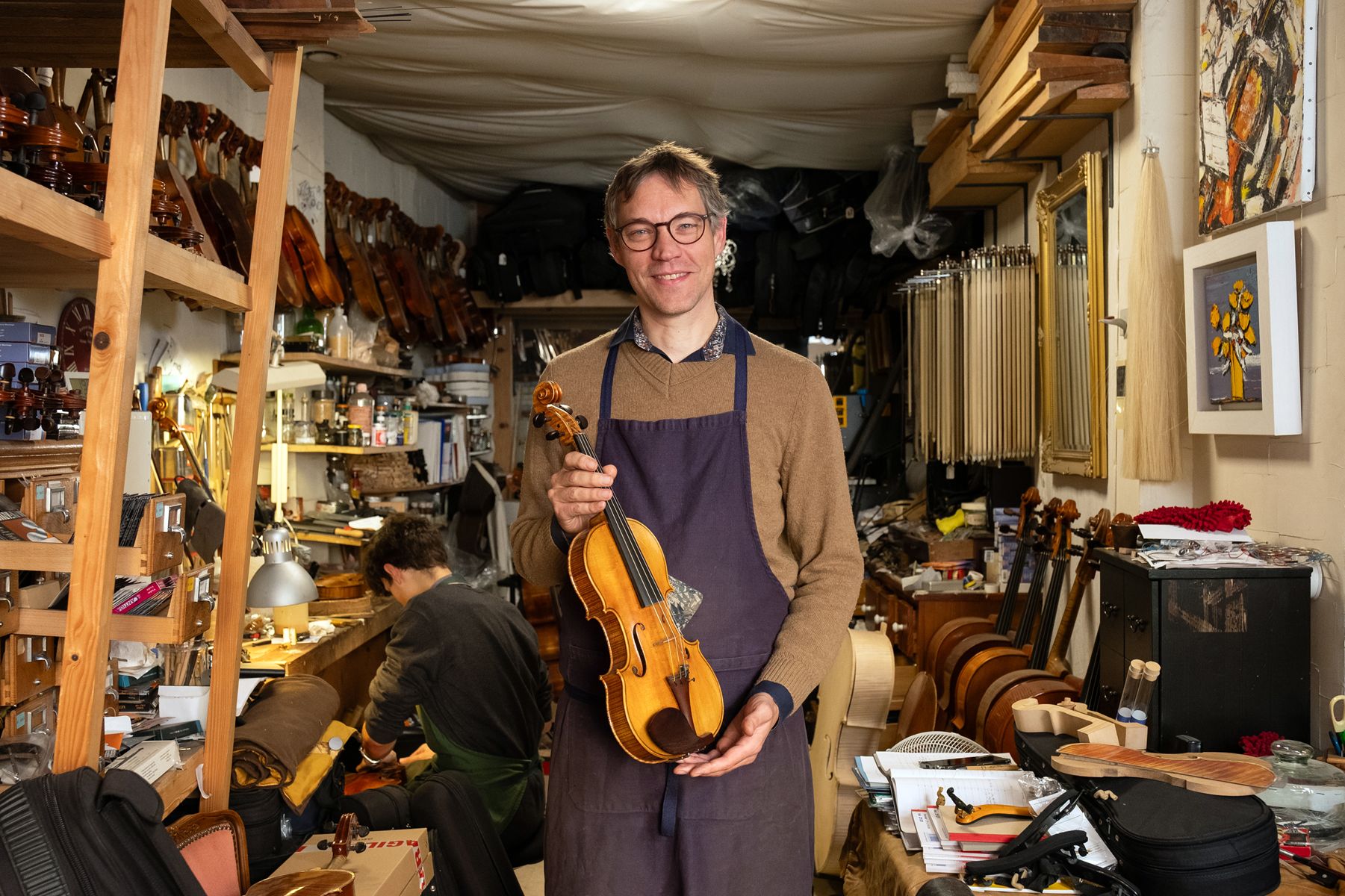 Mathieu Bricheux, artiste luthier à Amiens
