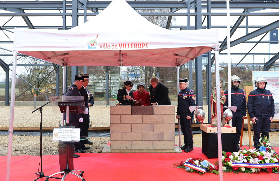 Le Centre d’incendie et de secours de Villerupt à l’horizon fin 2026