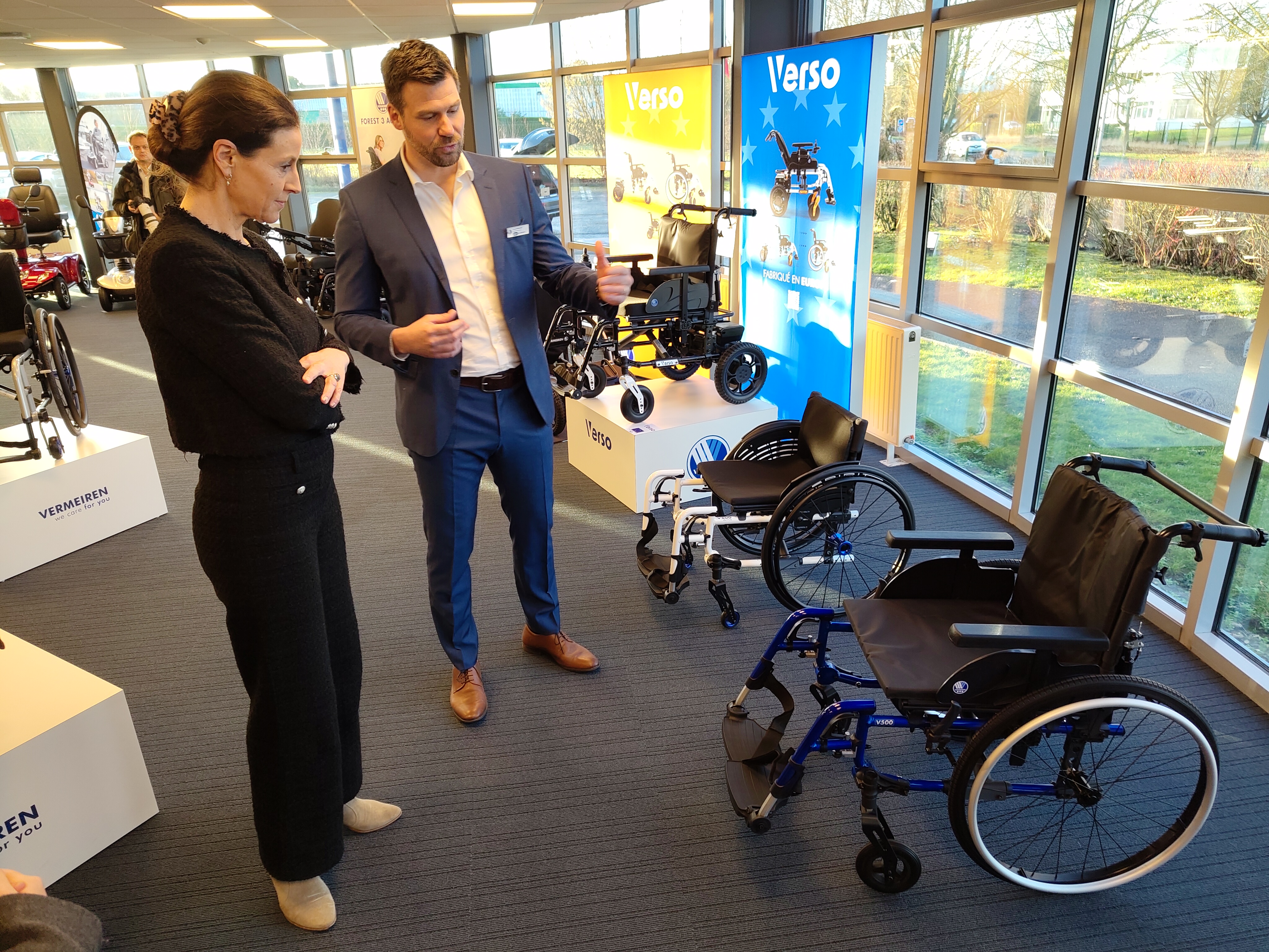 À Phalempin, Vermeiren séduit une ministre