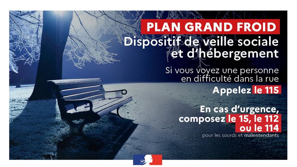 Oise : Déclenchement du Plan Grand Froid
