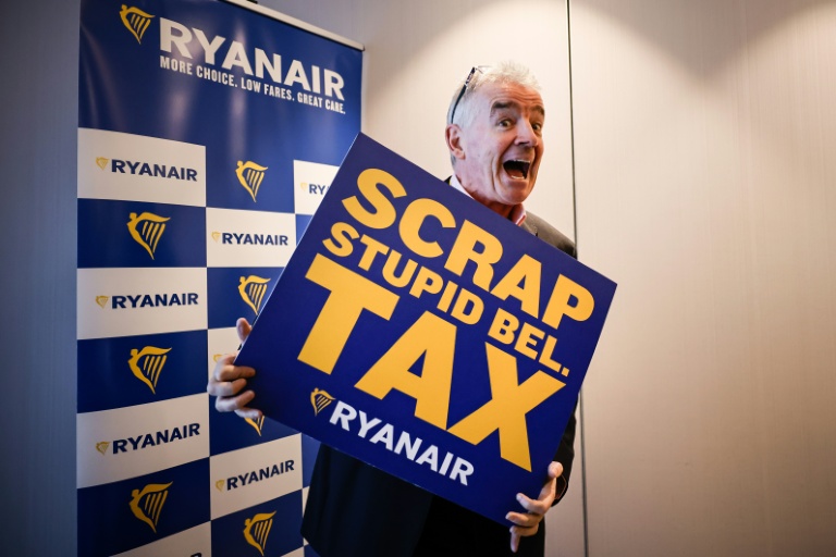 Taxes sur l'aérien: le PDG de Ryanair s'en prend à la 