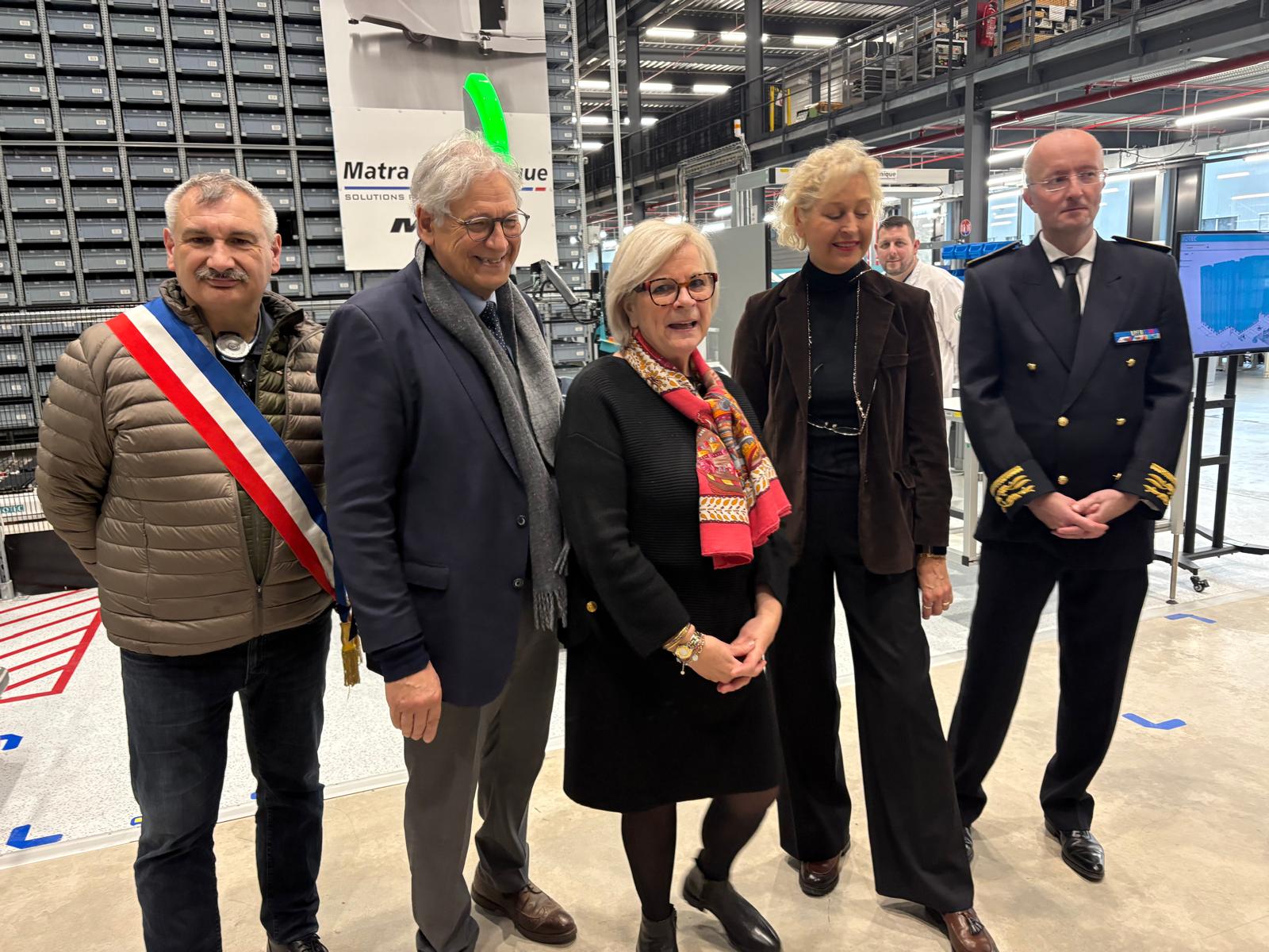 Venette : Catherine Vautrin salue le savoir-faire de Matra Electronique 