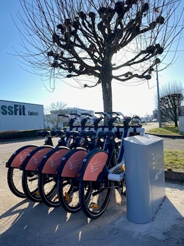 Épinal : deux nouvelles stations Vilvolt viennent compléter le réseau de vélos électriques en libre-service
