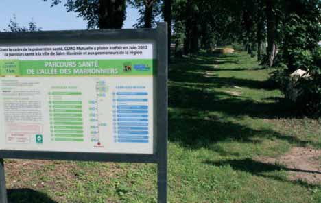 La CCMO mutuelle inaugure son premier parcours santé à Saint-Maximin