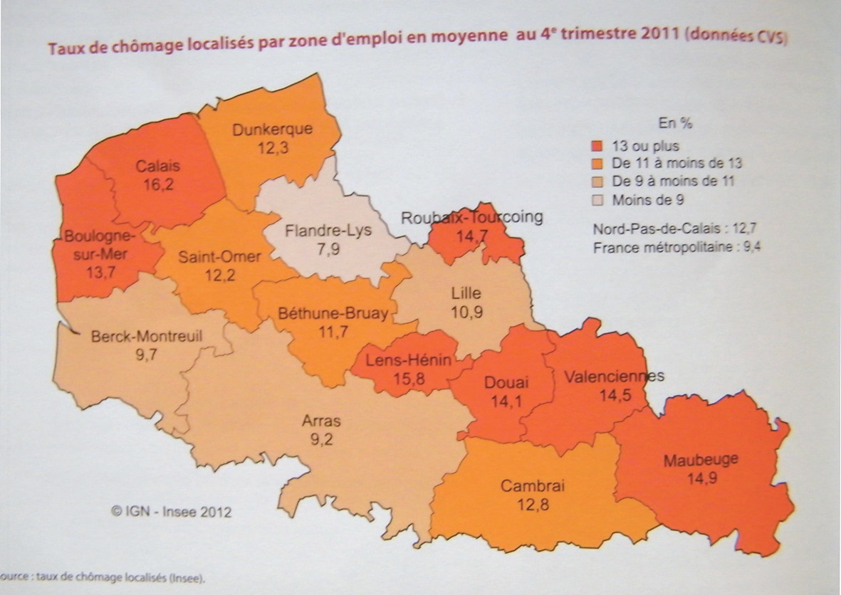 La région ne sort toujours pas d’un chômage endémique