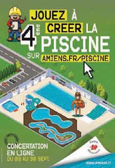 Amiens Métropole organise une e-concertation aquatique