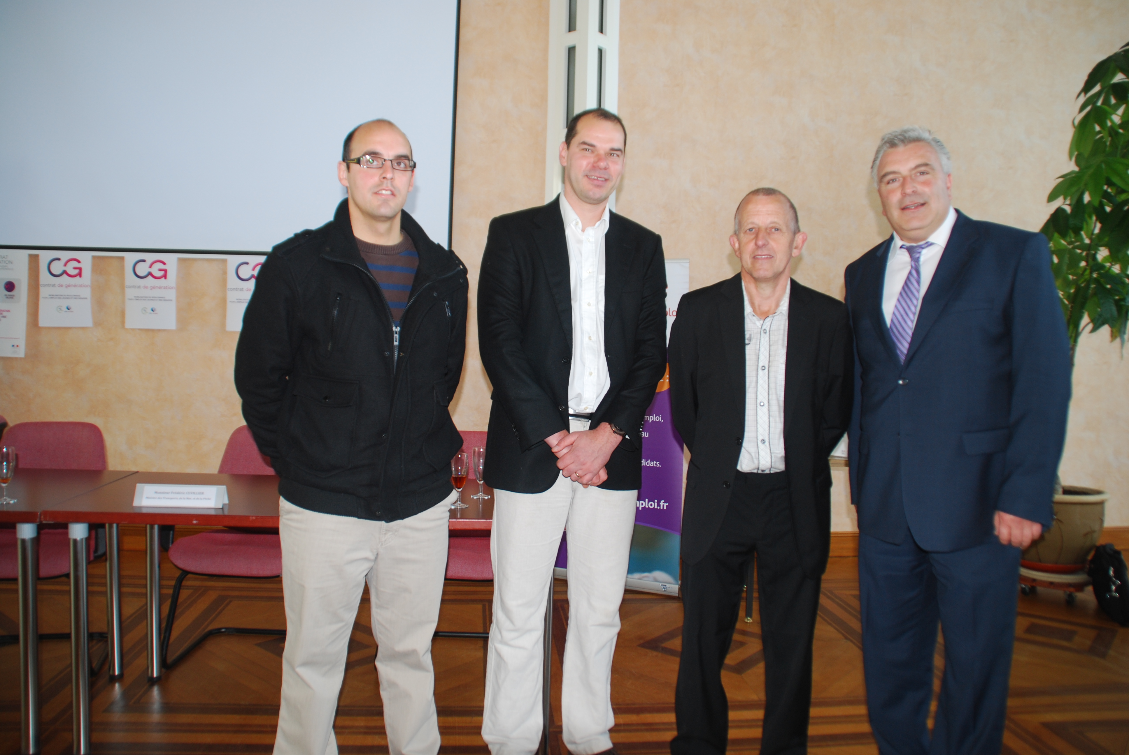 Trois contrats de génération signés dans le Boulonnais