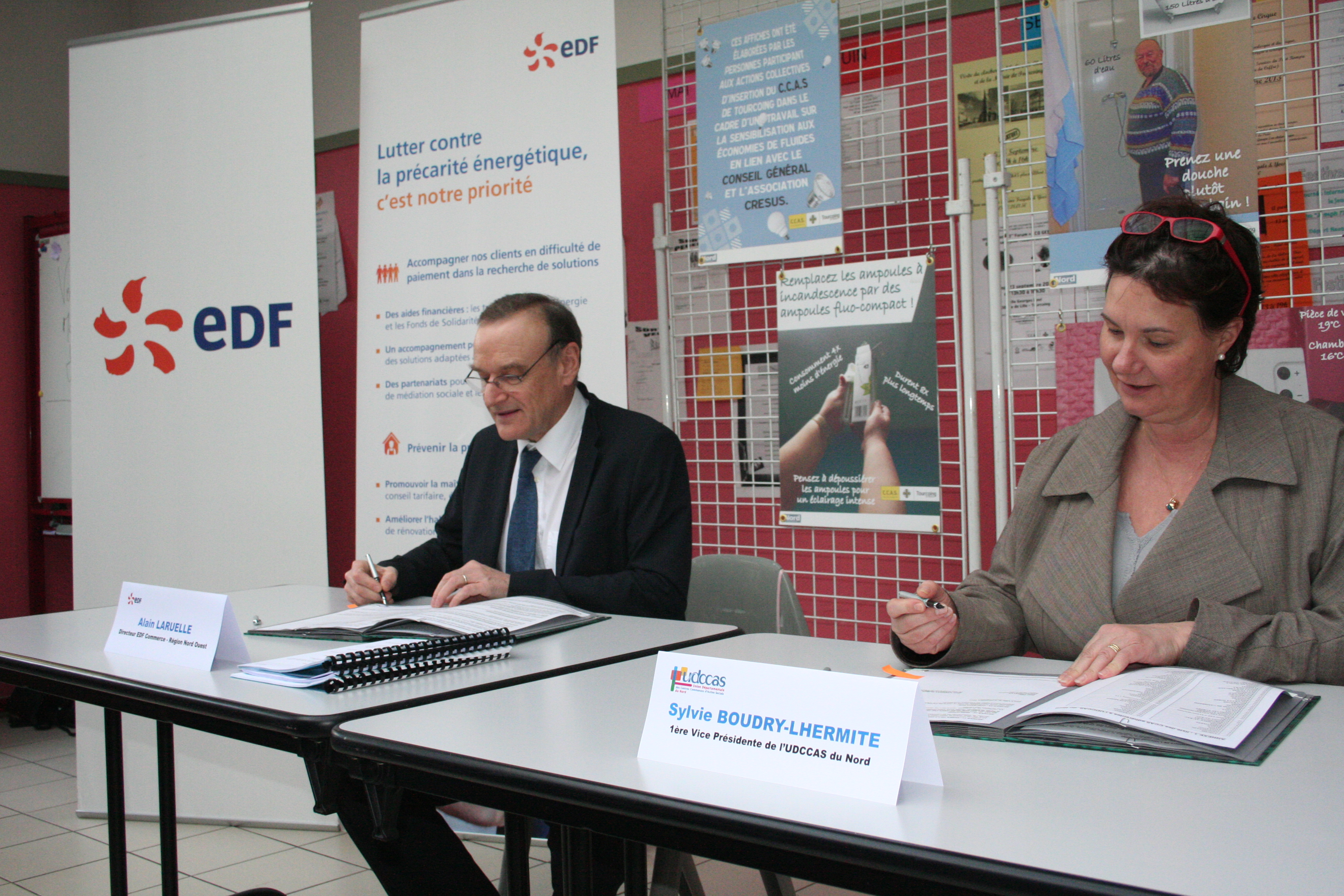 EDF et les CCAS luttent contre la précarité énergétique