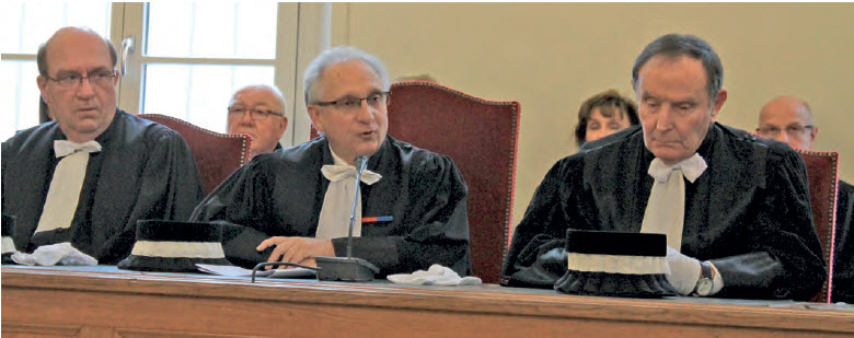 Compiègne, audience solennelle du Tribunal de commerce