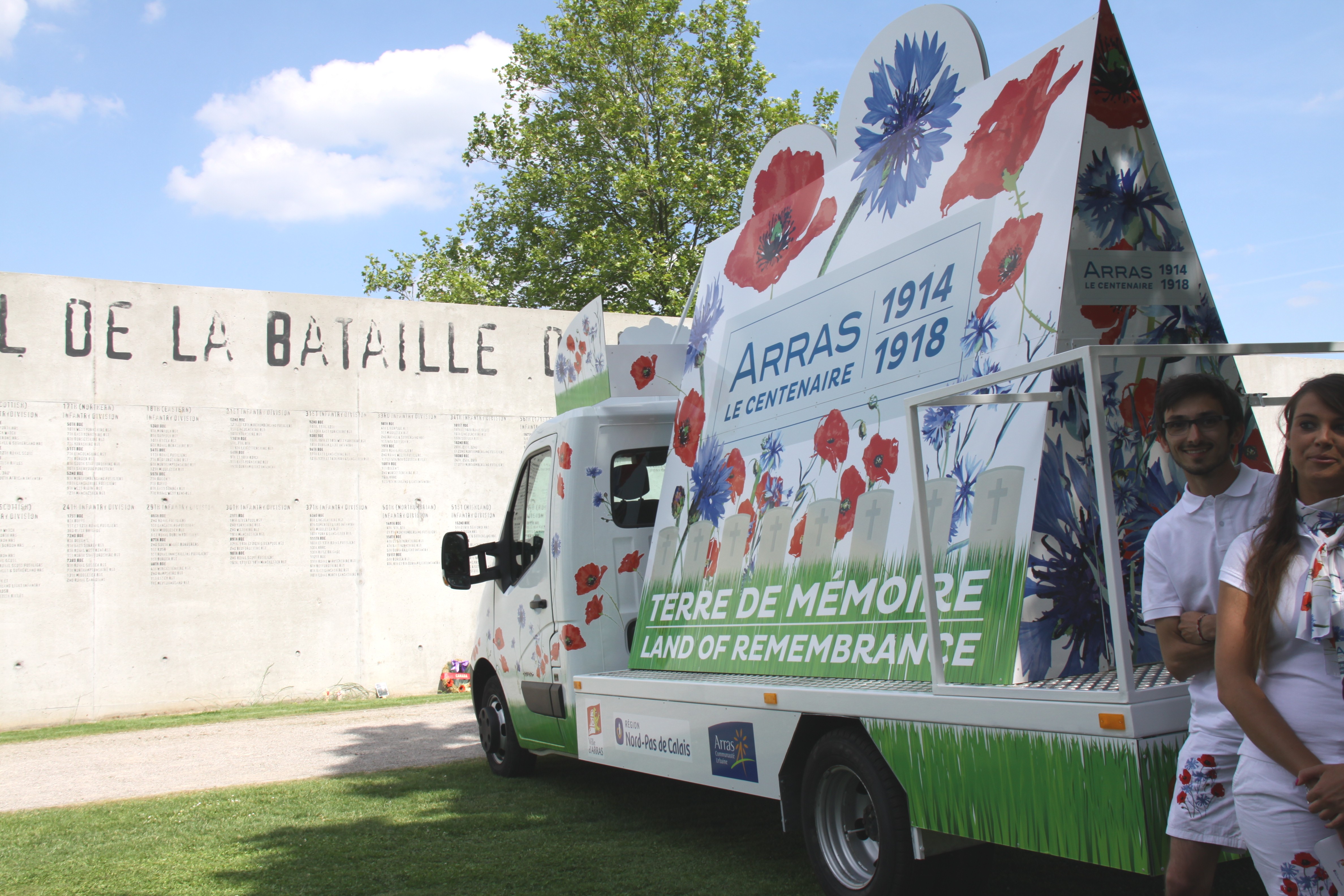 Caravane de la mémoire à Arras