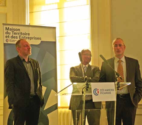 Rencontre de deux entreprises lors d’un petit-déjeuner