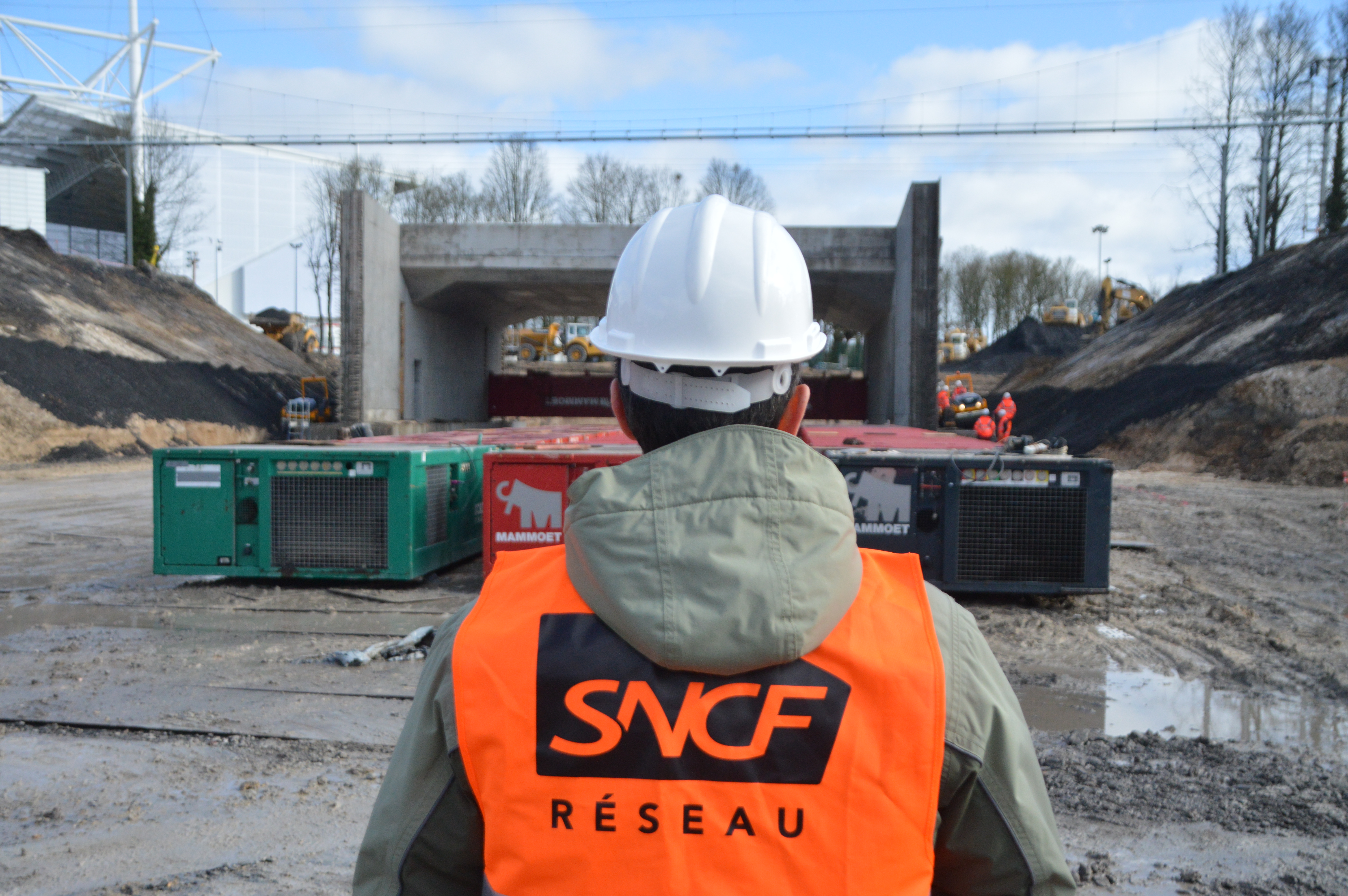 Deux ponts-rails en six jours