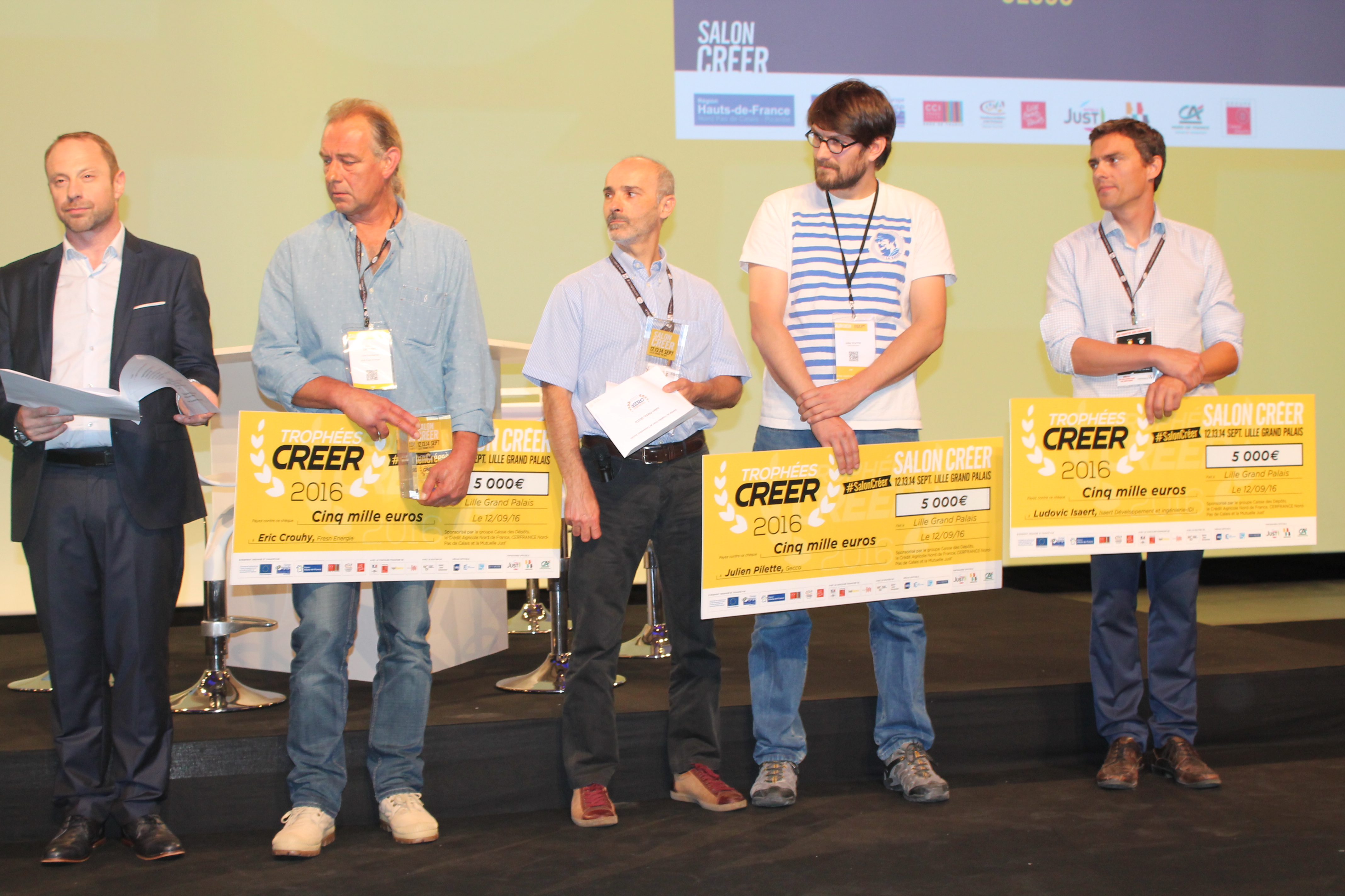 Qui sont les trophées Créer 2016 ?