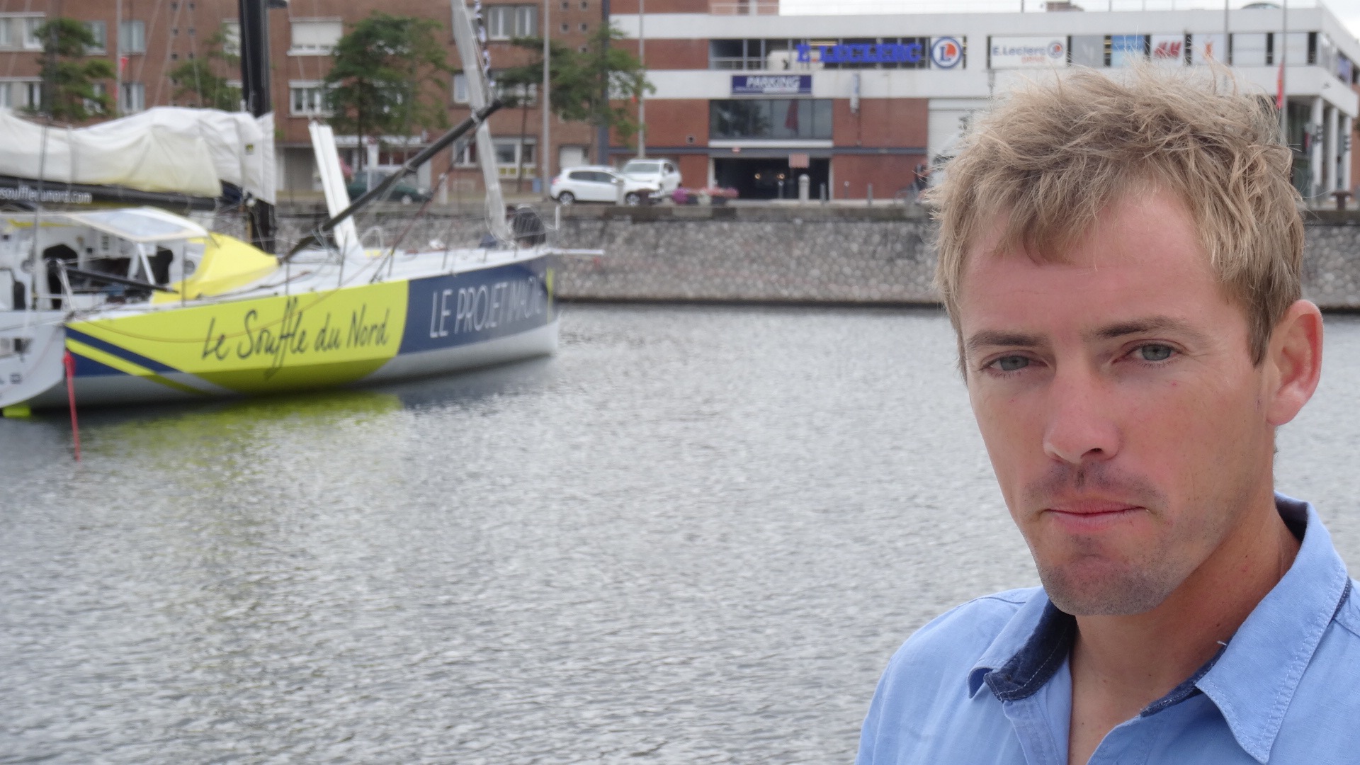 Le bâteau de l'association Souffle du Nord en escale à Dunkerque