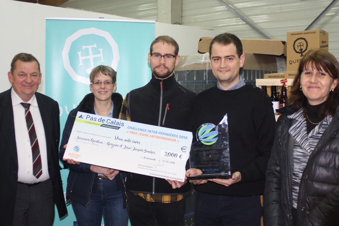 La Brasserie Quentovic remporte le Prix « Jeune Entrepreneur »