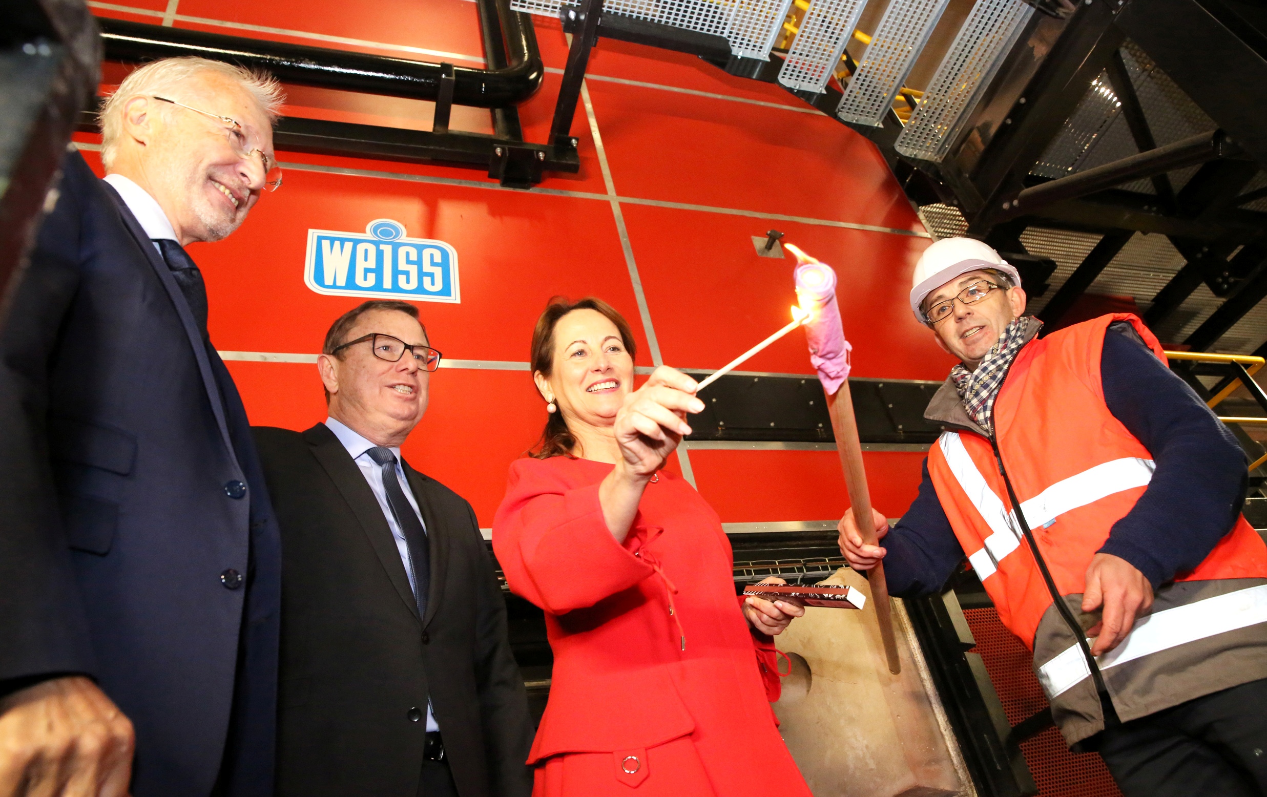 Inauguration du réseau de chaleur biomasse 