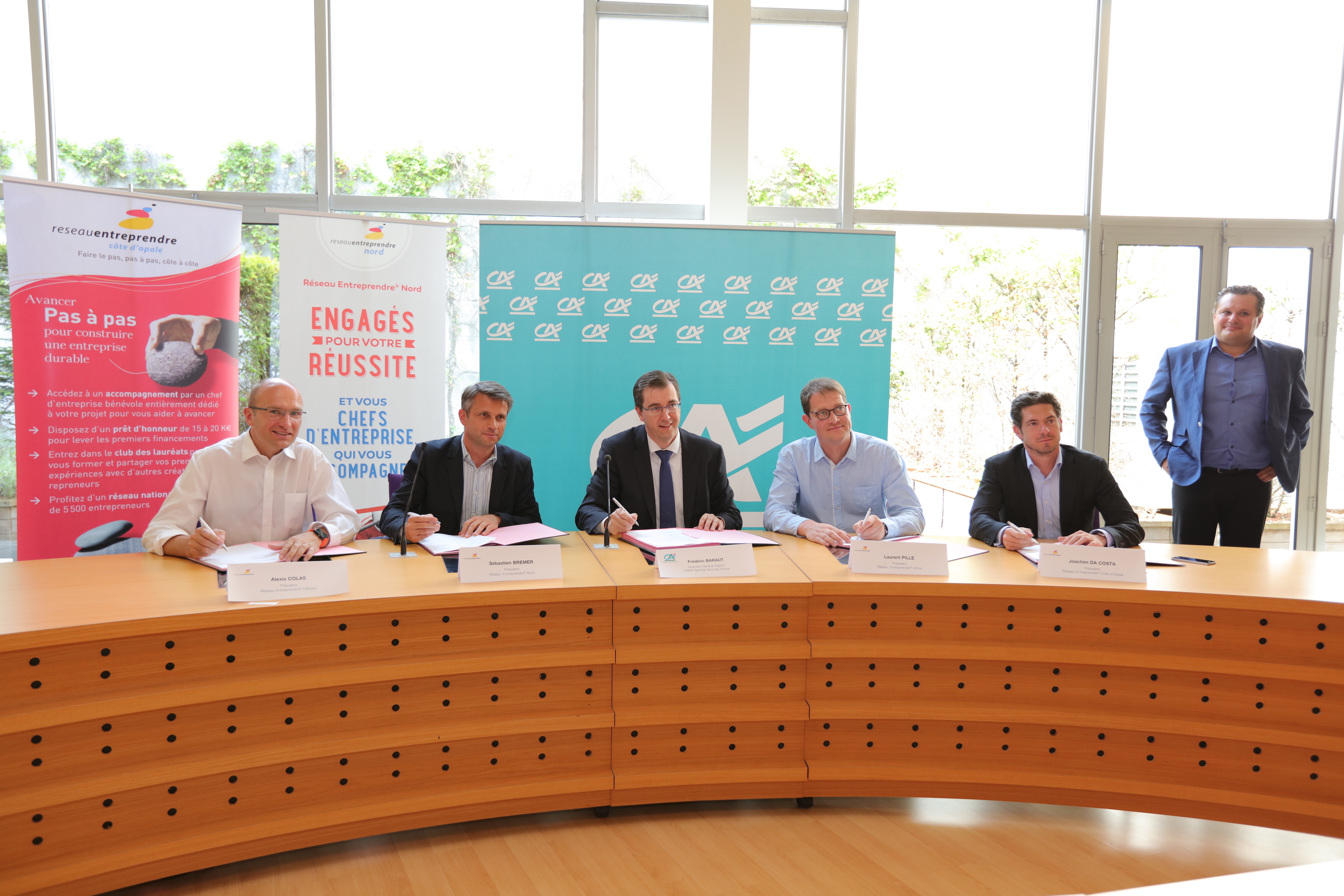 Le Crédit agricole réitère son soutien à Réseau entreprendre